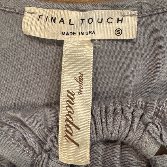 Final Touch Light Grey Halter Midi Dress - Picture 7 of 12